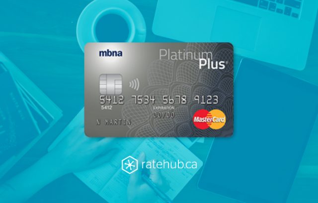 MBNA Platinum Plus MasterCard RateHub Blog